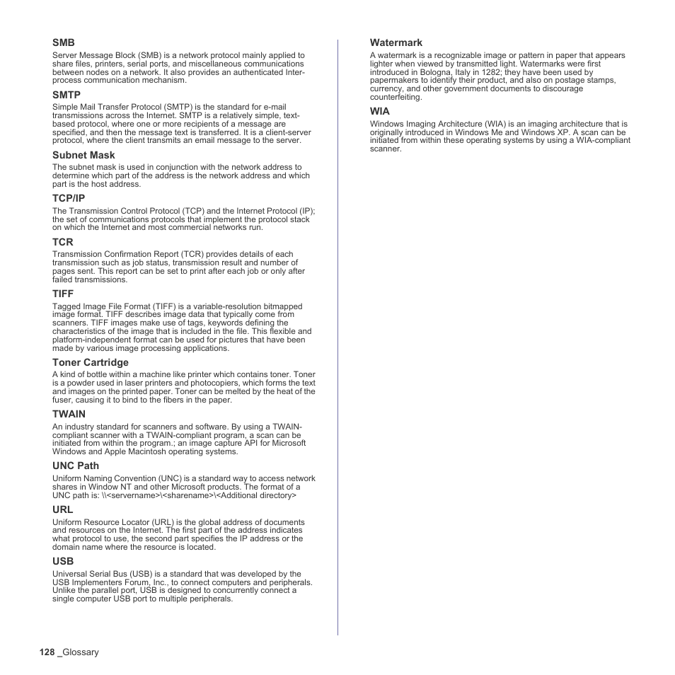 Samsung SCX-6555N-XBG User Manual | Page 128 / 187