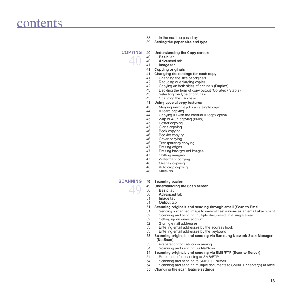 Samsung SCX-6555N-XBG User Manual | Page 13 / 187