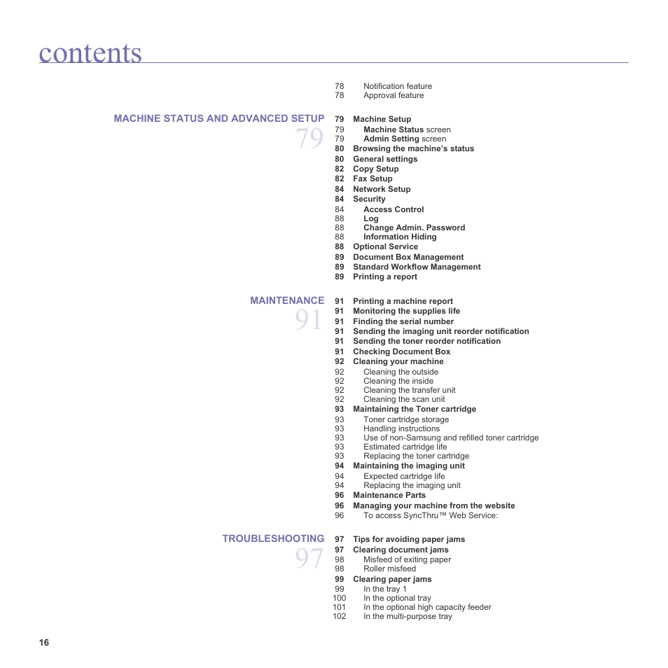 Samsung SCX-6555N-XBG User Manual | Page 16 / 187