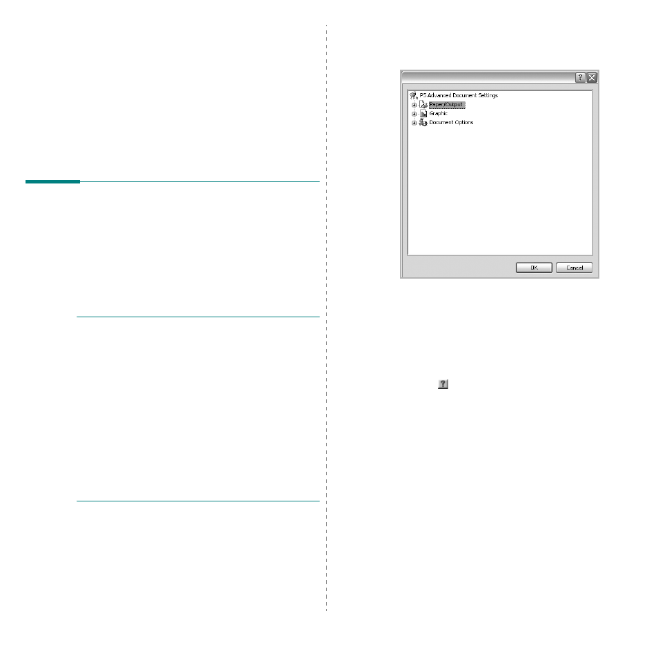 Using windows postscript driver, Printer settings, Advanced | Using help, Advanced using help | Samsung SCX-6555N-XBG User Manual | Page 160 / 187