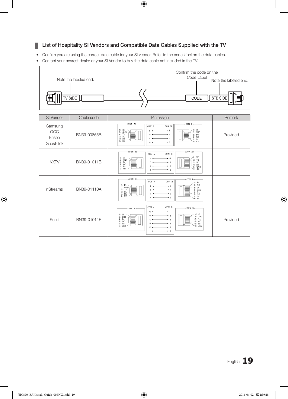 Samsung HG55NC890XFXZA User Manual | Page 19 / 54