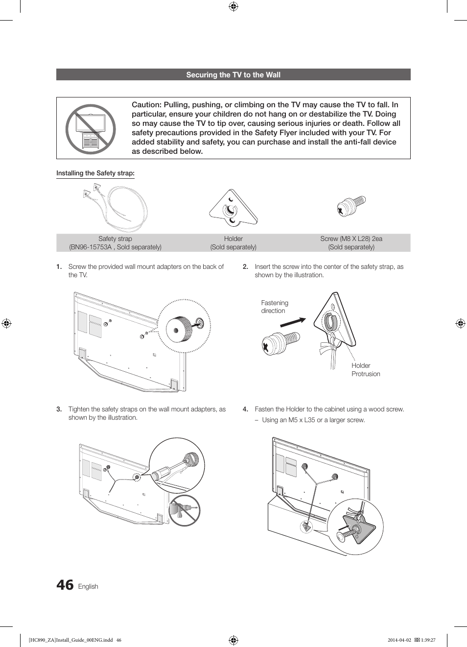 Samsung HG55NC890XFXZA User Manual | Page 46 / 54