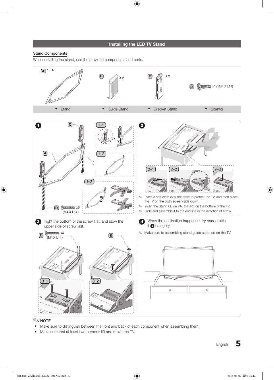 Samsung HG55NC890XFXZA User Manual | Page 5 / 54