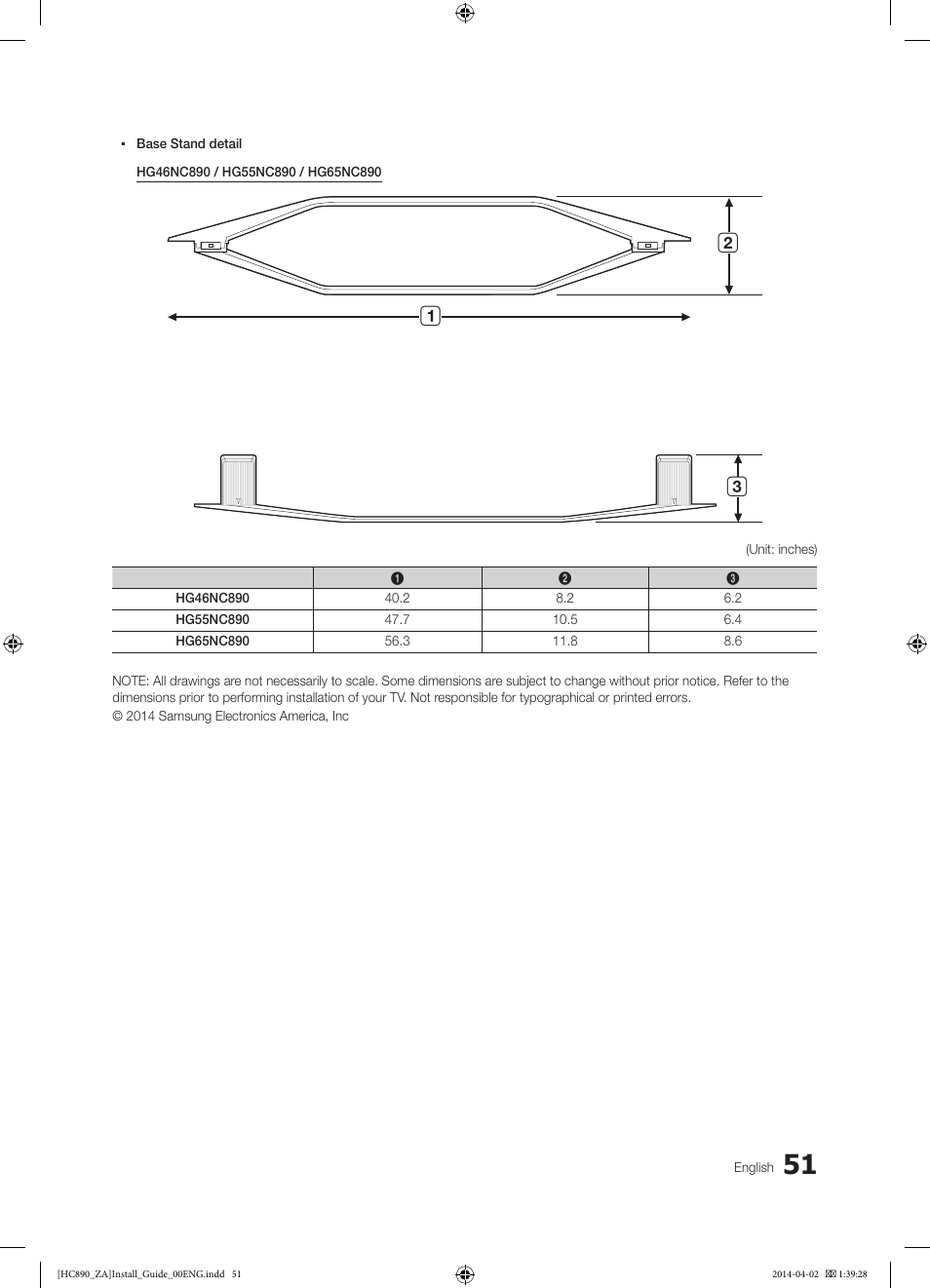 Samsung HG55NC890XFXZA User Manual | Page 51 / 54