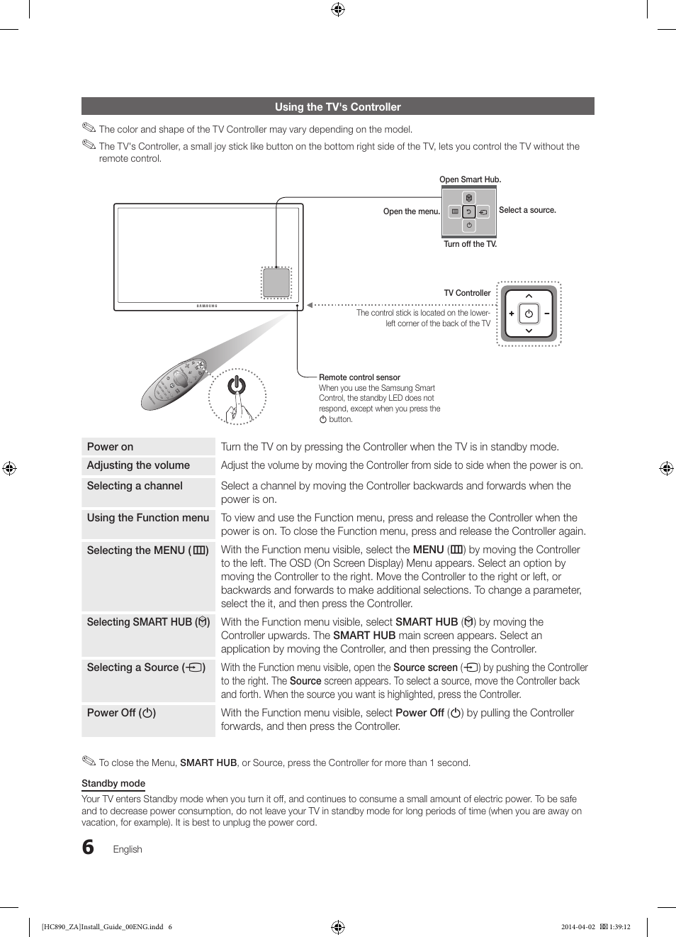 Samsung HG55NC890XFXZA User Manual | Page 6 / 54