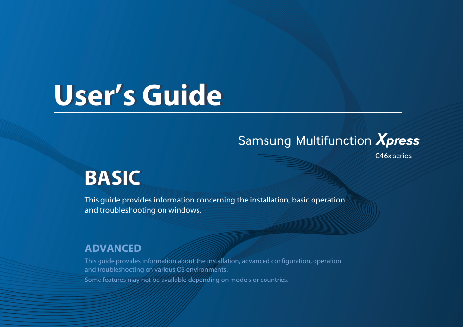 Samsung SL-C460W-XAX User Manual | 337 pages