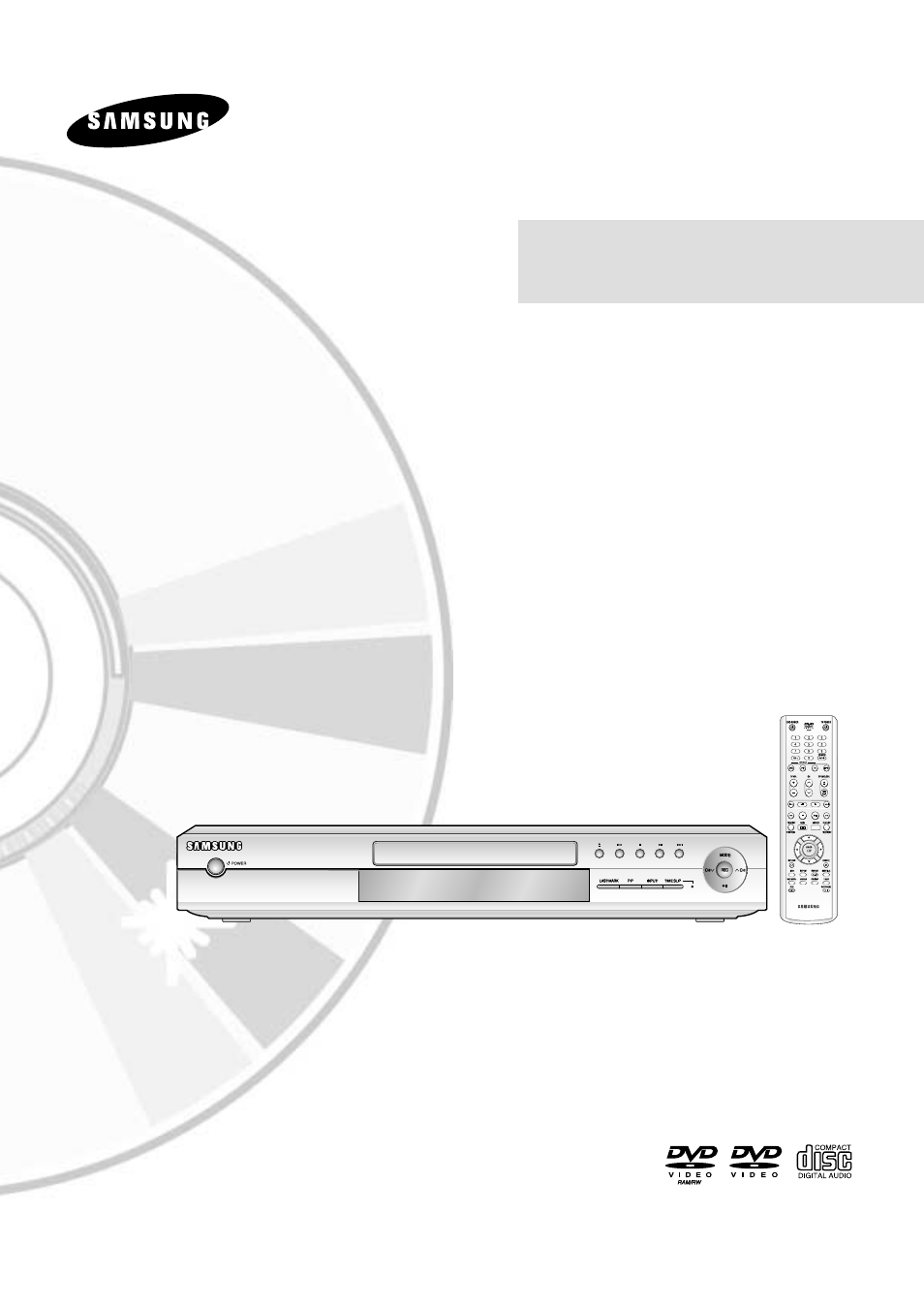 Samsung DVD-R100-XAX User Manual | 49 pages