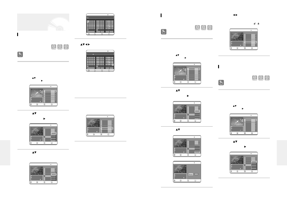 Basic editing (title list), Locking(protecting) a title, Deleting a title | Renaming(labeling) a title, Using the title list button, English, Press the title list button, Using the menu button, Editing e diting | Samsung DVD-R100-XAX User Manual | Page 38 / 49