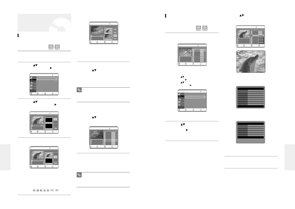 Advanced editing (play list), Playing entries in the playlist, Creating a playlist | Samsung DVD-R100-XAX User Manual | Page 40 / 49