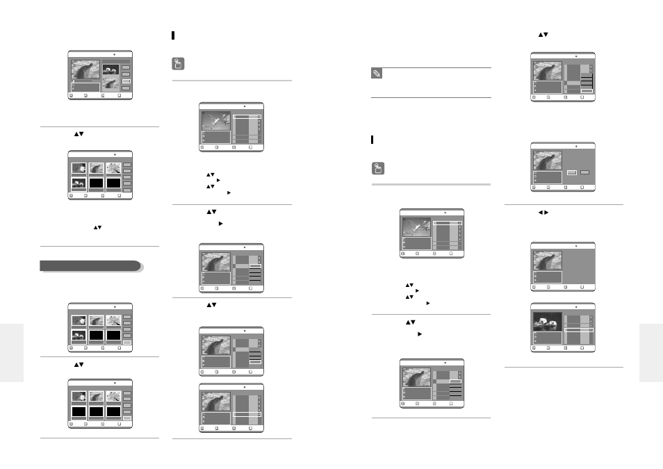 Deleting a playlist entry from the playlist, Copying a playlist entry to the playlist, Using the playlist button | Deleting a scene, Using the play list button, English, Press the play list button, Using the menu button, Editing e diting | Samsung DVD-R100-XAX User Manual | Page 43 / 49