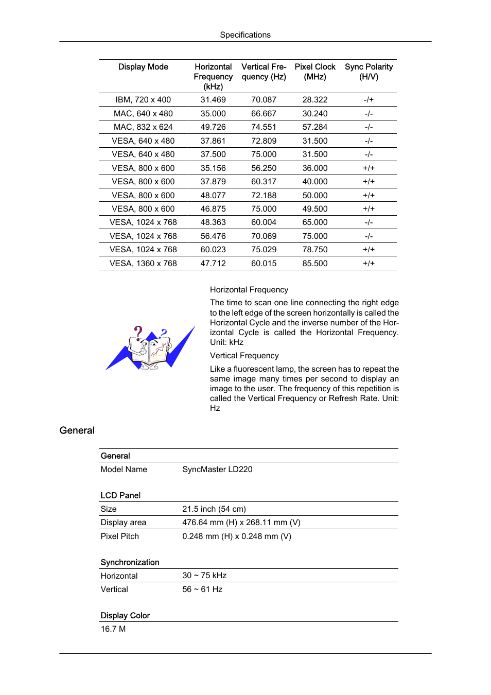 General | Samsung LS19LFUGFZ-ZC User Manual | Page 50 / 64