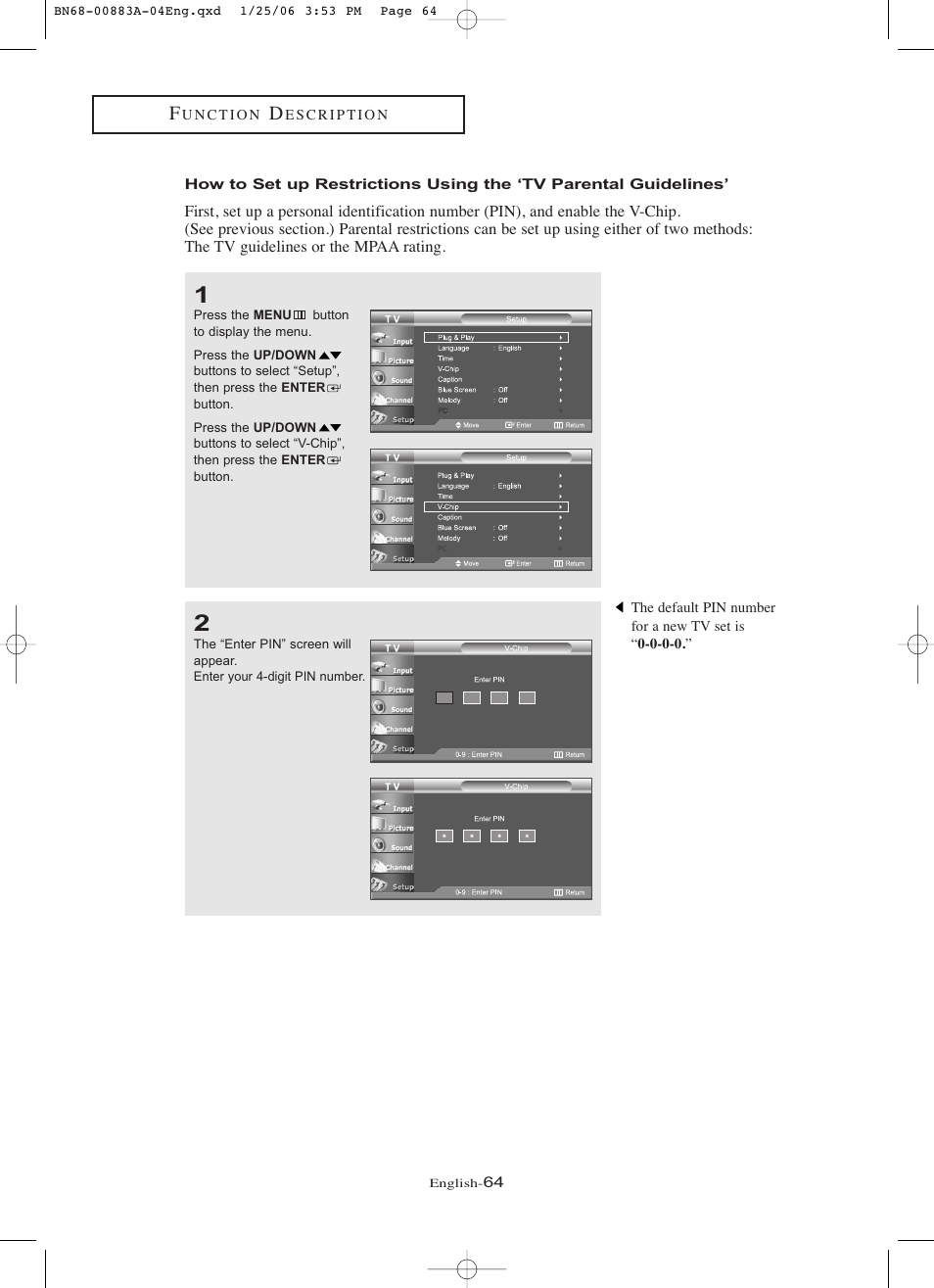 Samsung LNR328WX-XAA User Manual | Page 69 / 88