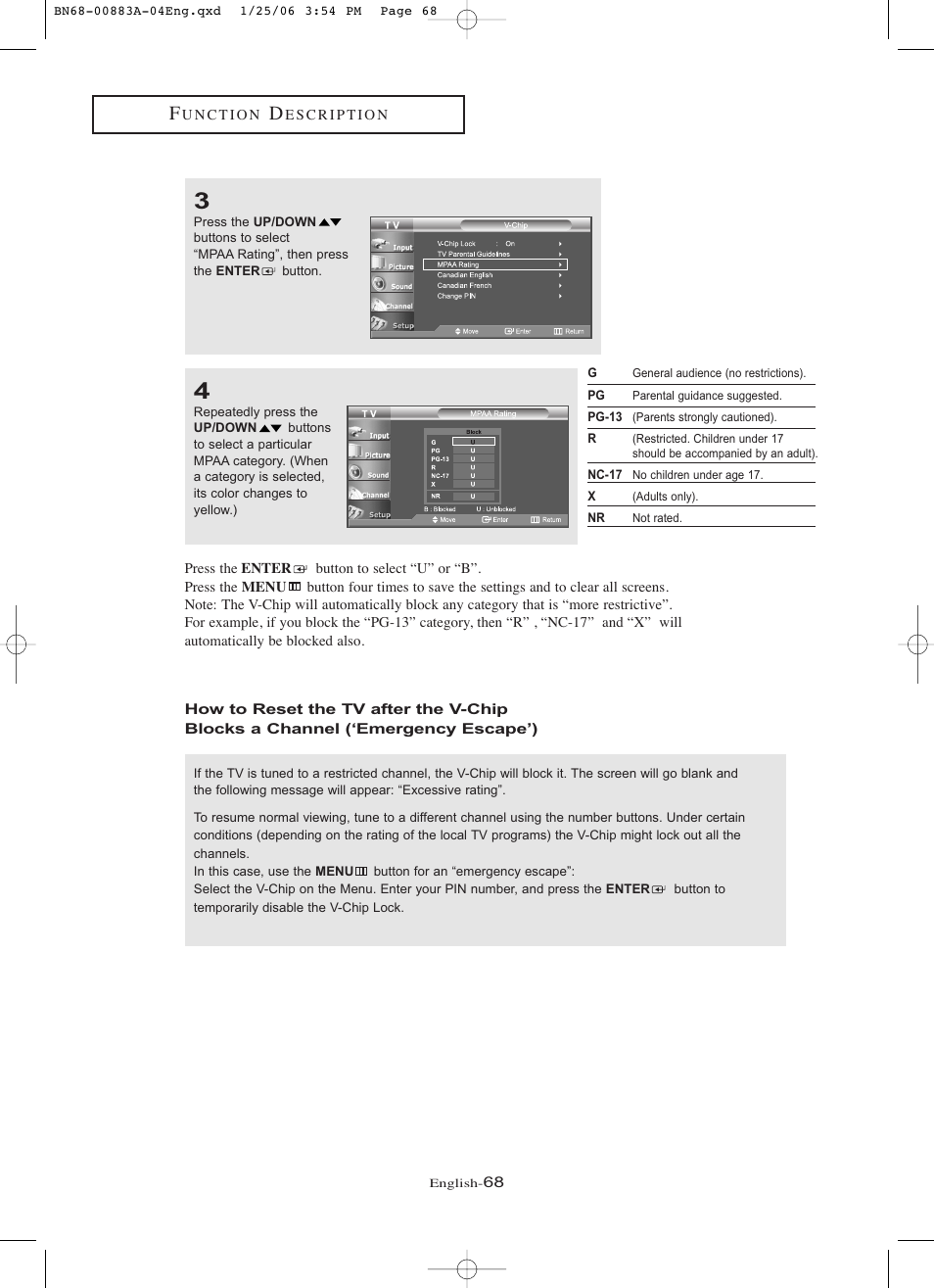 Samsung LNR328WX-XAA User Manual | Page 73 / 88