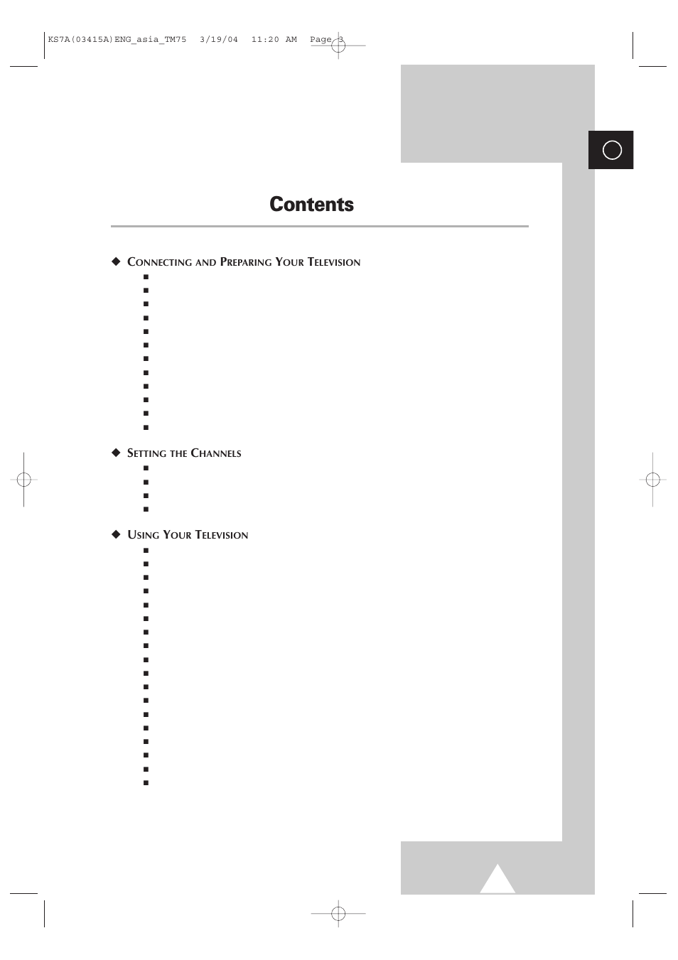 Samsung TXR2735X-XAA User Manual | Page 2 / 47