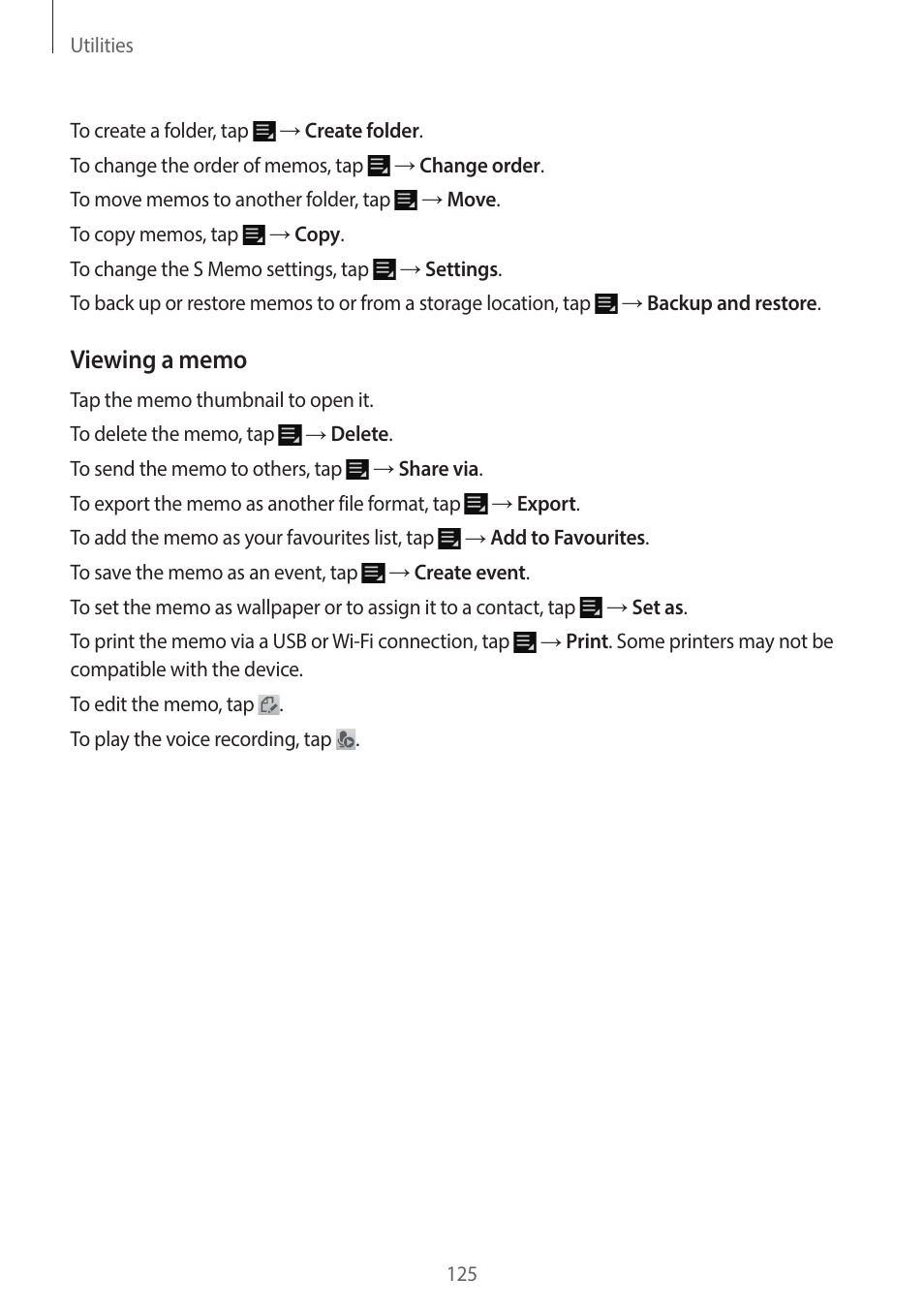 Samsung EK-GC200ZWAXAR User Manual | Page 125 / 166