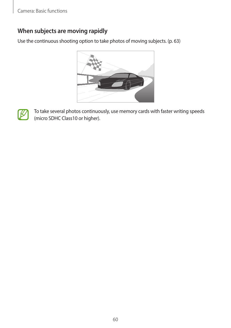 When subjects are moving rapidly | Samsung EK-GC200ZWAXAR User Manual | Page 60 / 166