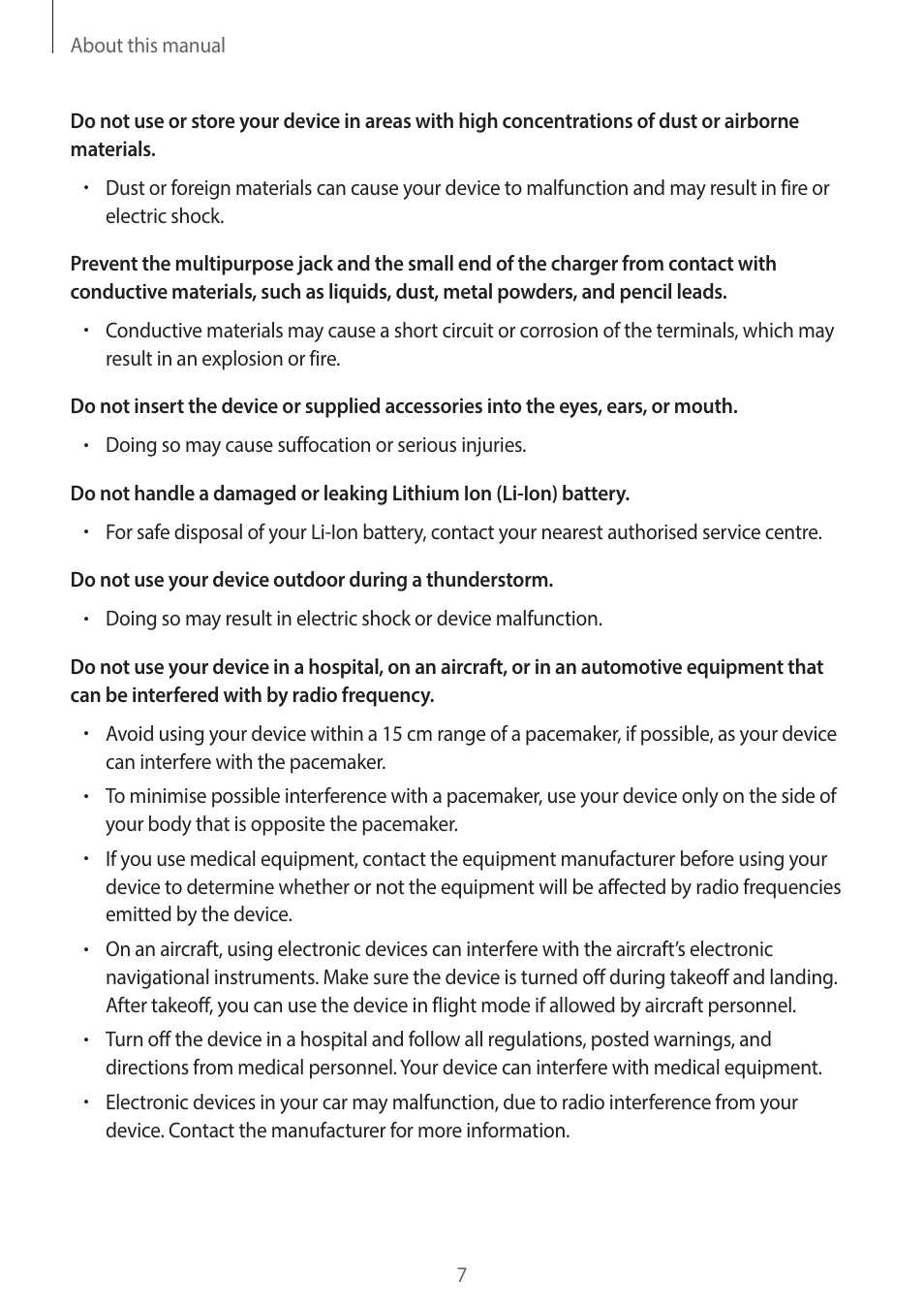 Samsung EK-GC200ZWAXAR User Manual | Page 7 / 166