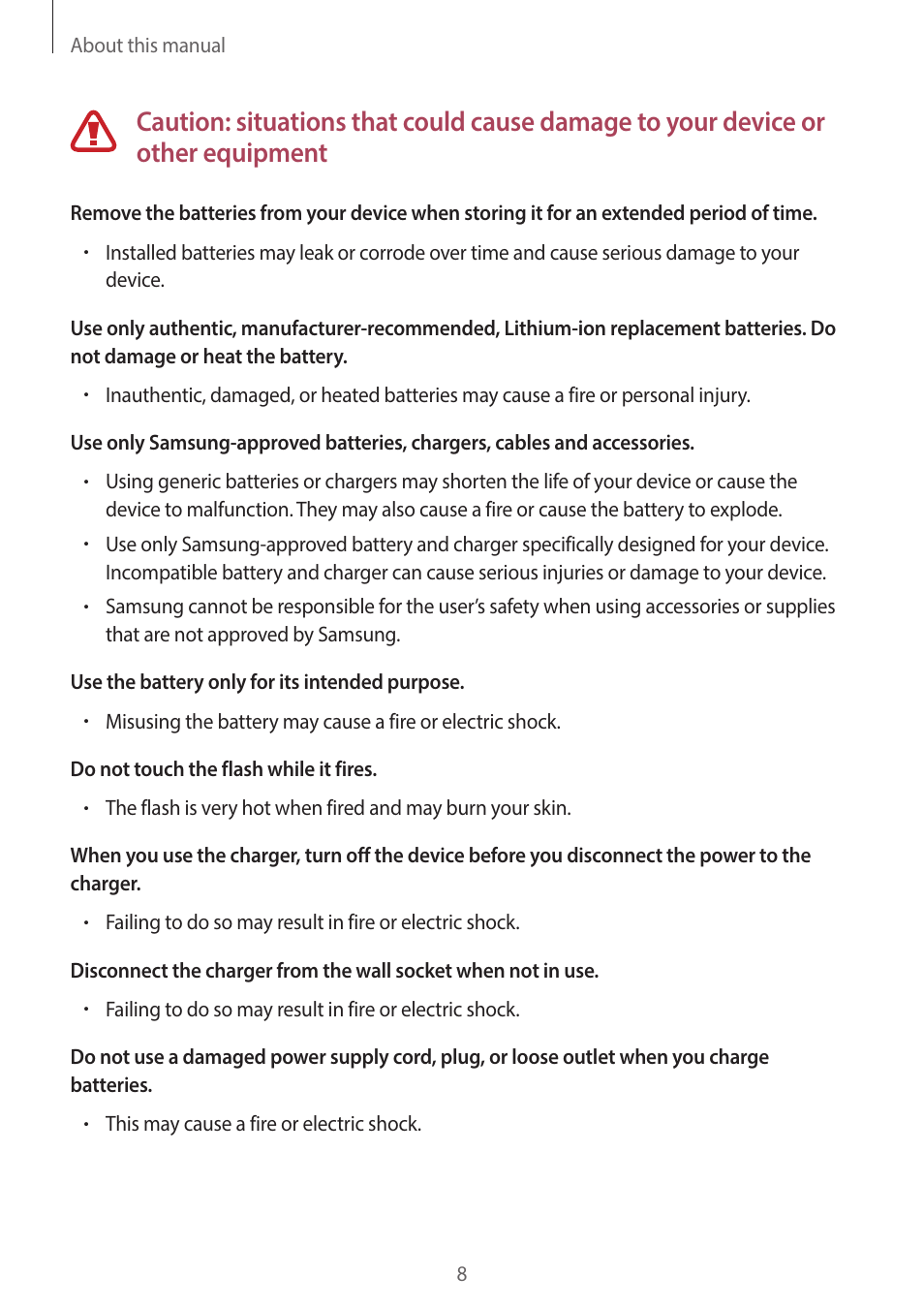 Samsung EK-GC200ZWAXAR User Manual | Page 8 / 166