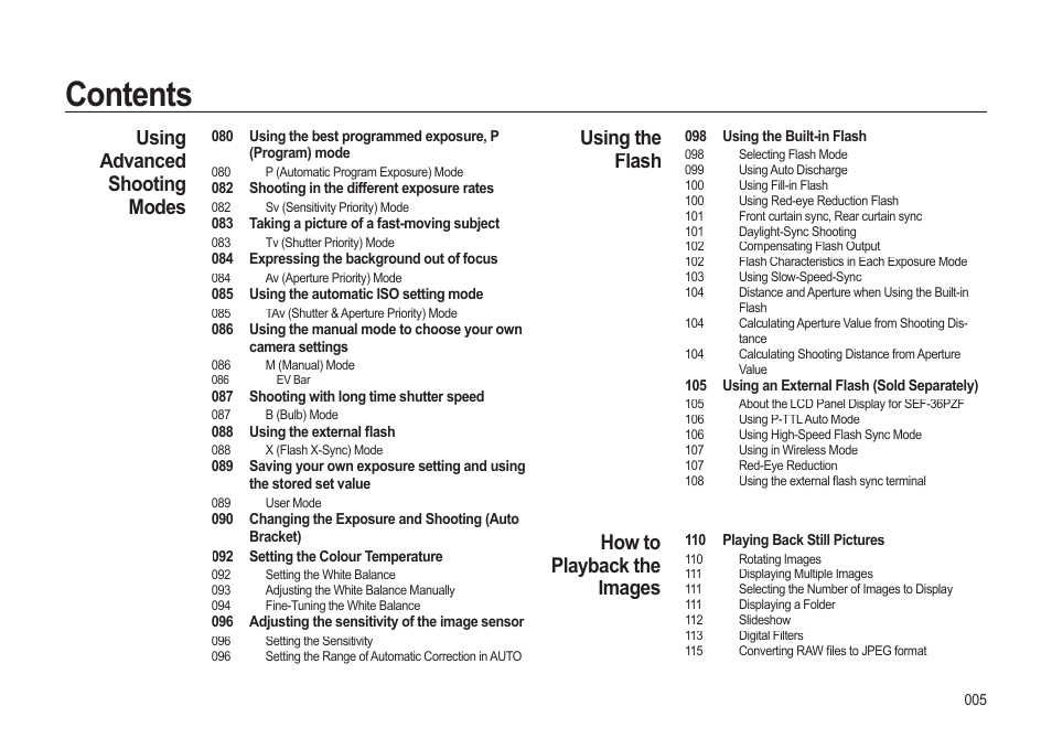 Samsung ER-GX20ZBBB-E1 User Manual | Page 6 / 163