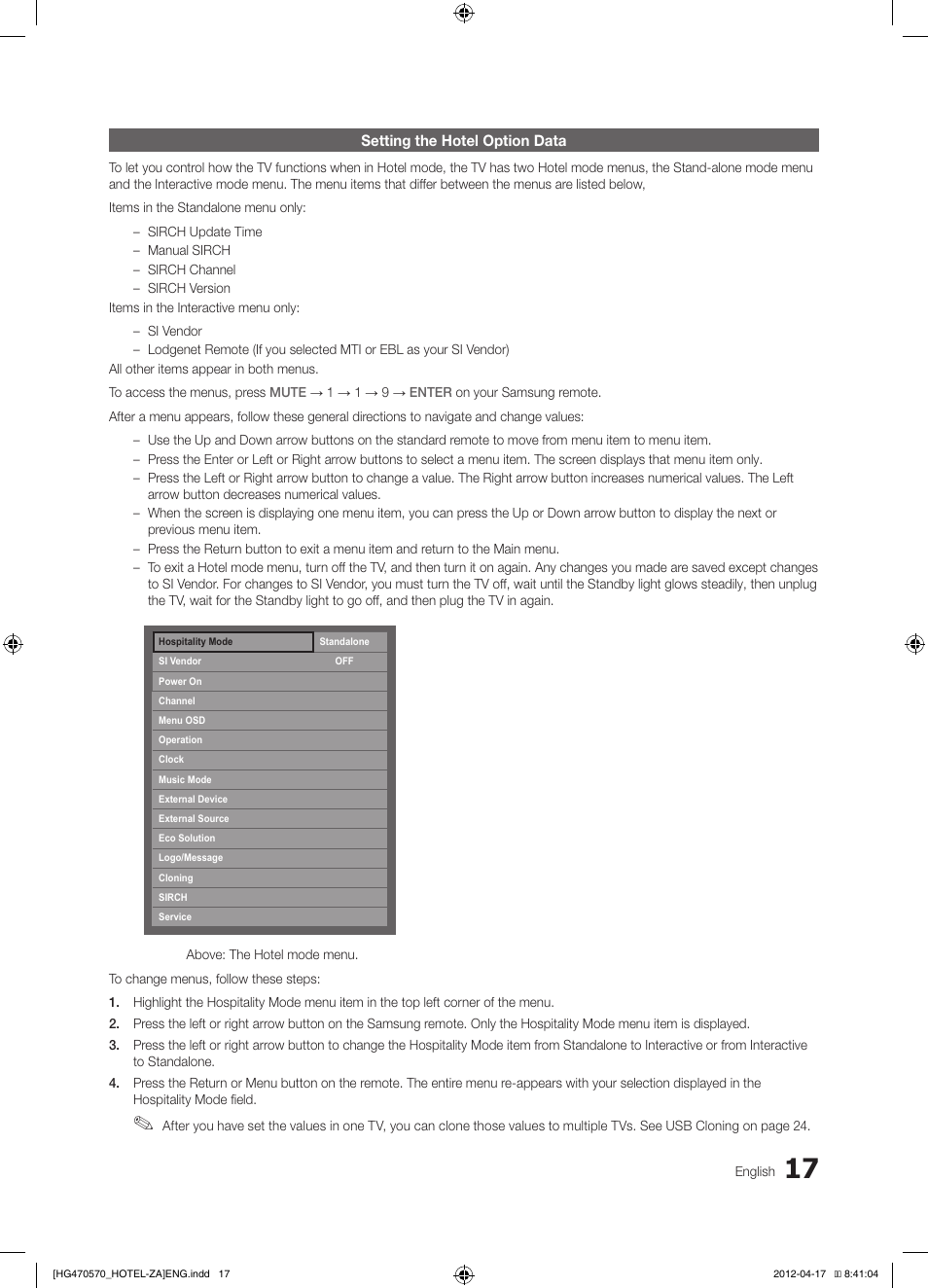 Samsung HG32NA470PFXZA User Manual | Page 17 / 43