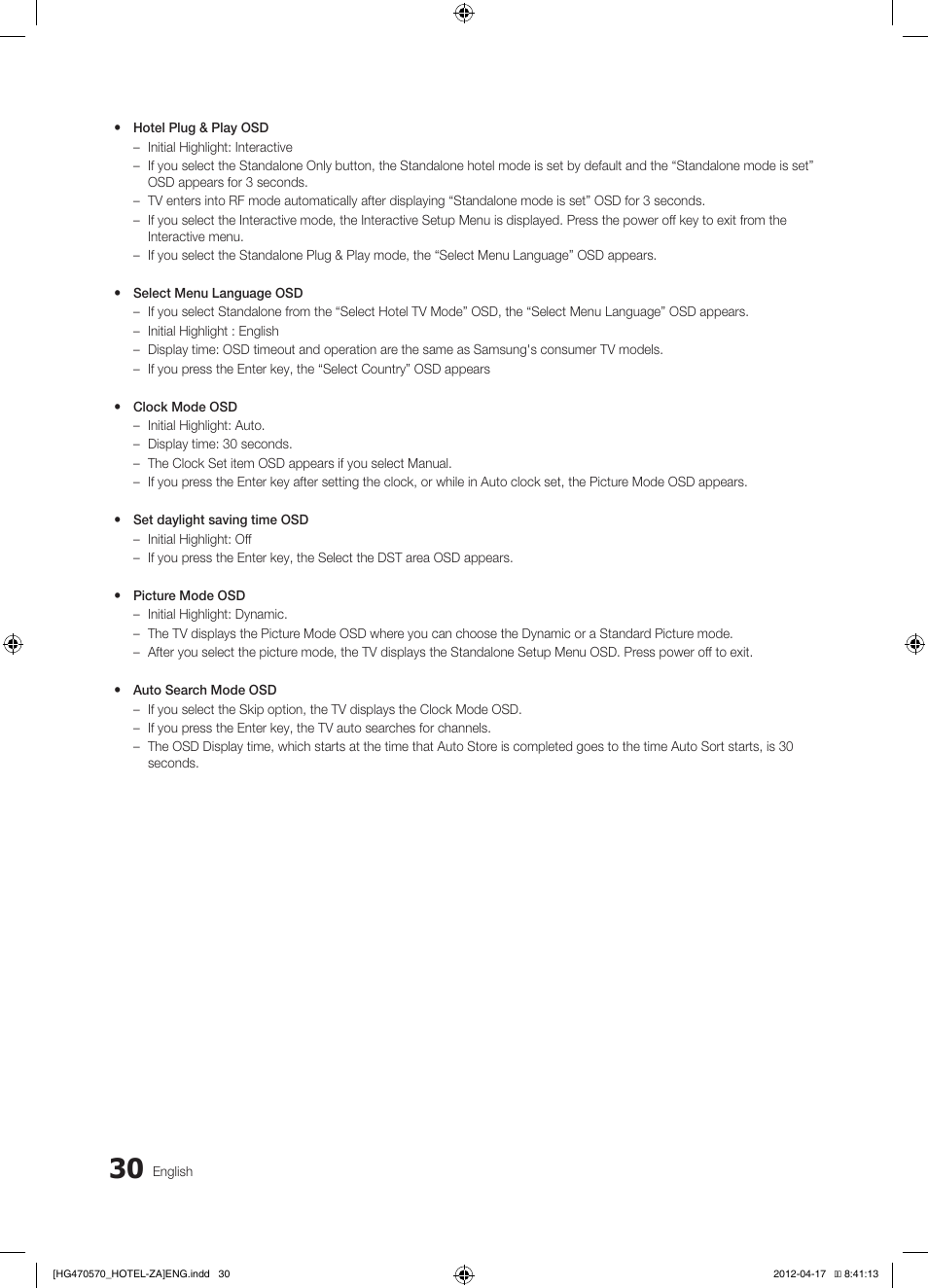 Samsung HG32NA470PFXZA User Manual | Page 30 / 43