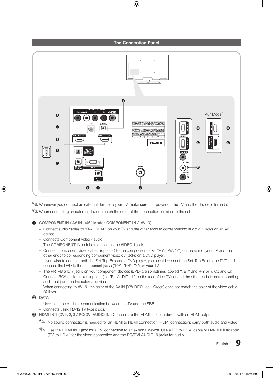 Samsung HG32NA470PFXZA User Manual | Page 9 / 43