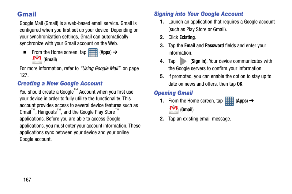 Gmail | Samsung SGH-T999MBBTMB User Manual | Page 174 / 351