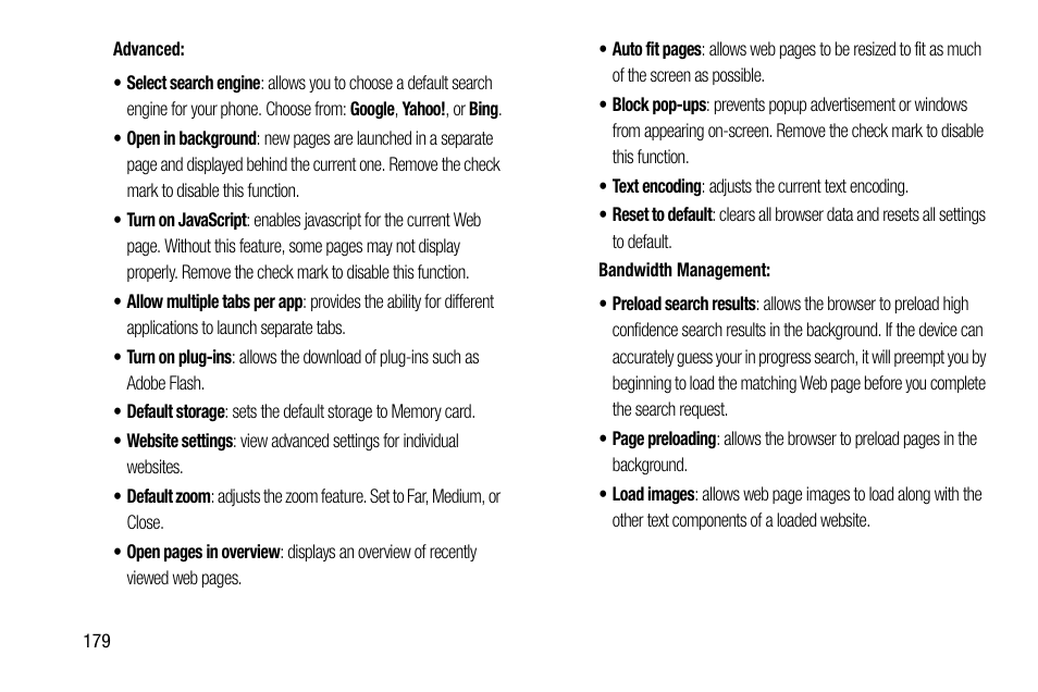 Samsung SGH-T999MBBTMB User Manual | Page 186 / 351