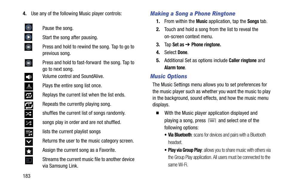 Samsung SGH-T999MBBTMB User Manual | Page 190 / 351