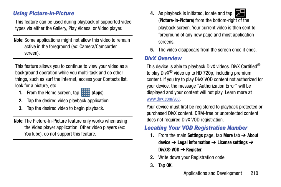 Samsung SGH-T999MBBTMB User Manual | Page 217 / 351