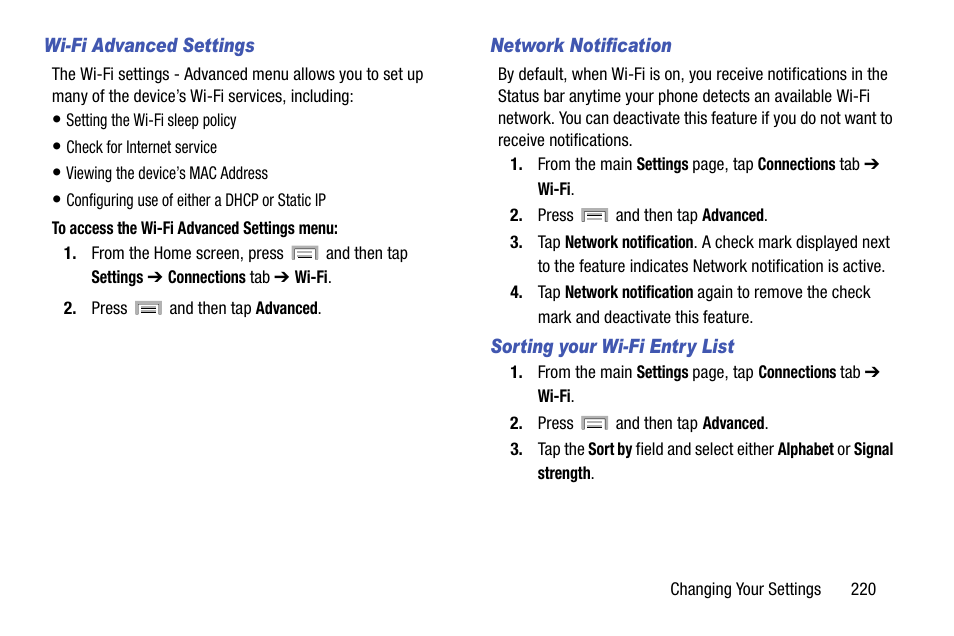 Samsung SGH-T999MBBTMB User Manual | Page 227 / 351