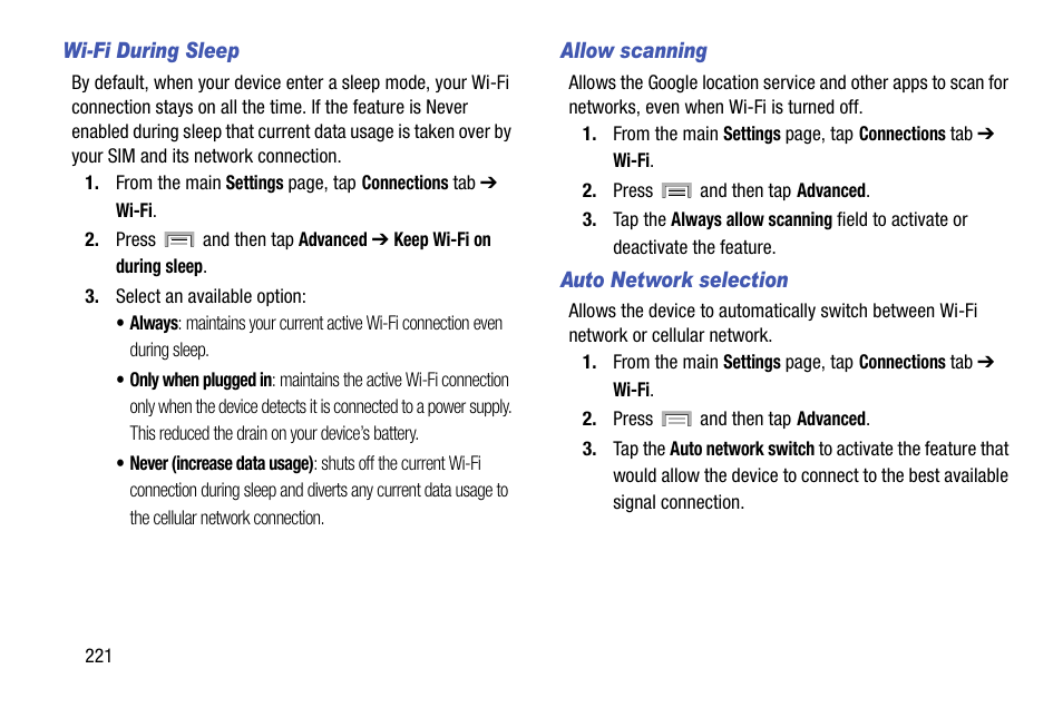 Samsung SGH-T999MBBTMB User Manual | Page 228 / 351