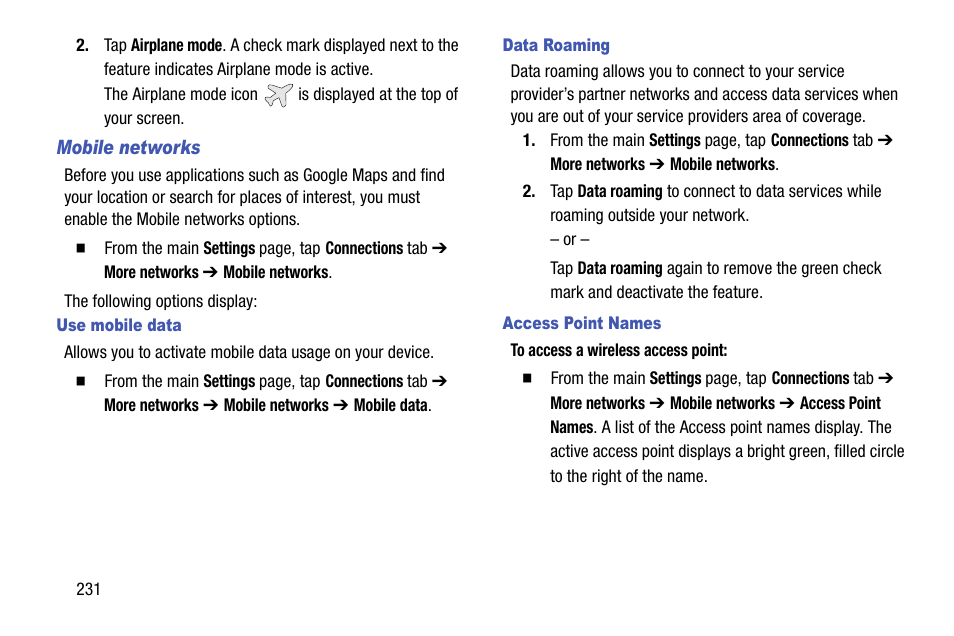 Samsung SGH-T999MBBTMB User Manual | Page 238 / 351