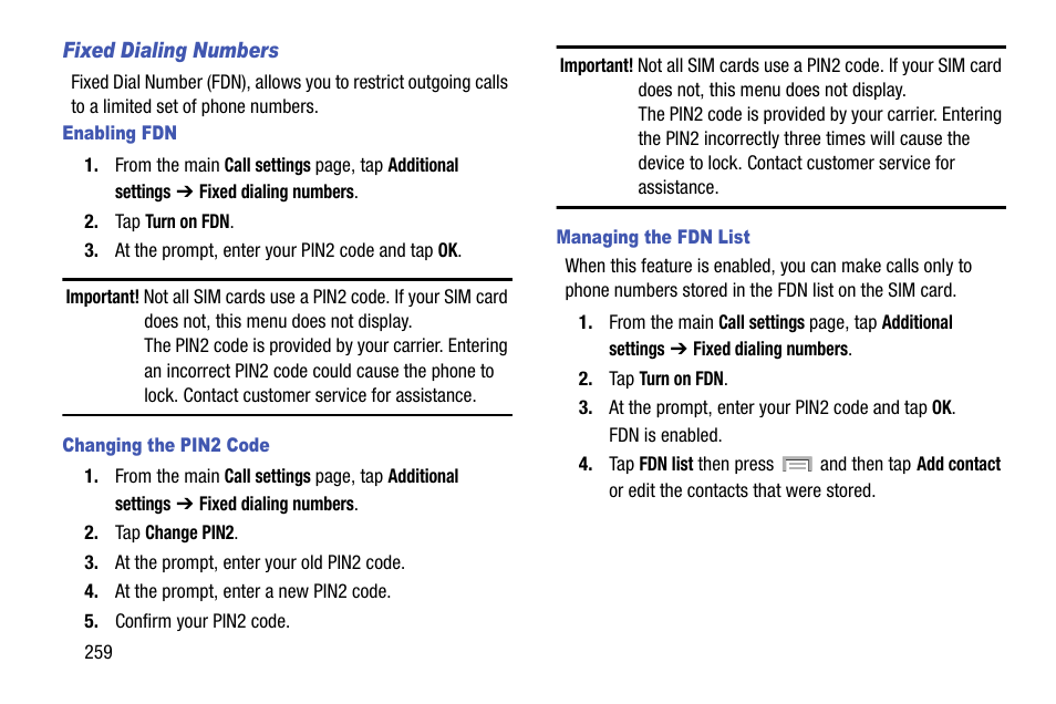 Samsung SGH-T999MBBTMB User Manual | Page 266 / 351