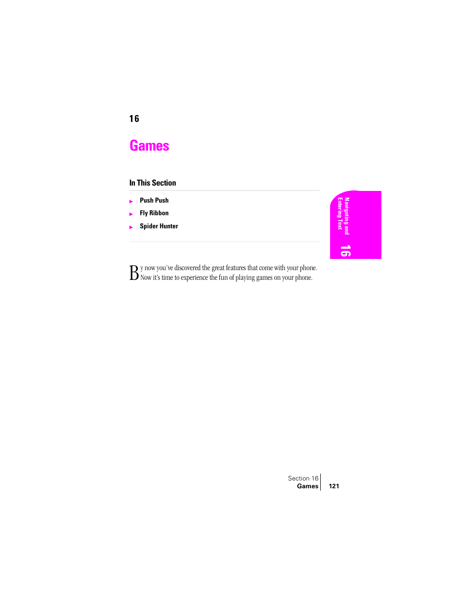 Games | Samsung SPH-A460ZSABMC User Manual | Page 121 / 159
