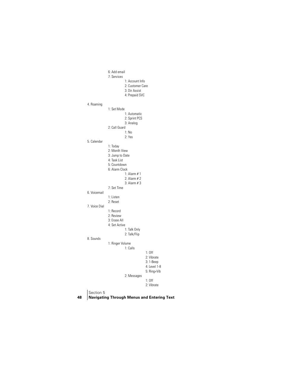 Samsung SPH-A460ZSABMC User Manual | Page 48 / 159