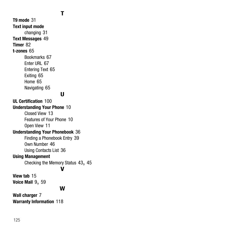 Samsung SGH-T109OGATMB User Manual | Page 128 / 128