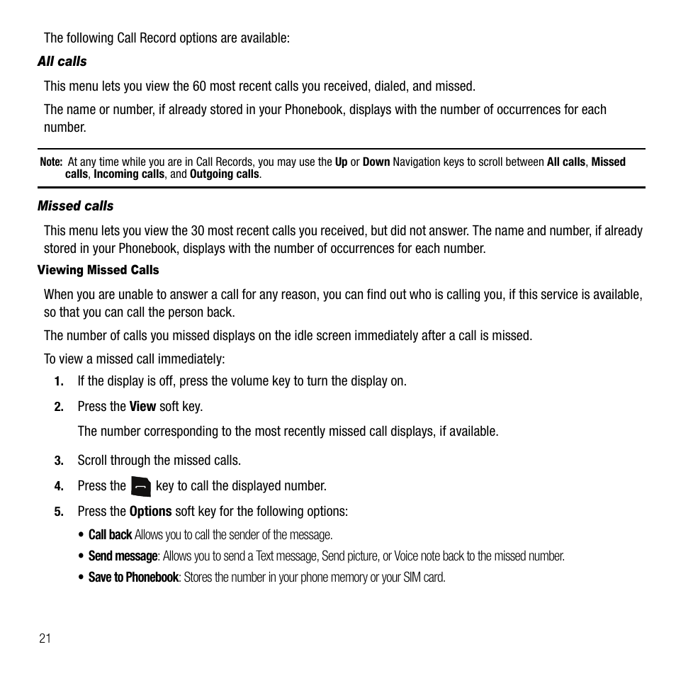 Samsung SGH-T109OGATMB User Manual | Page 24 / 128