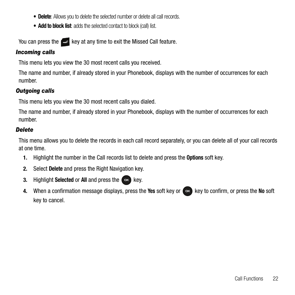 Samsung SGH-T109OGATMB User Manual | Page 25 / 128