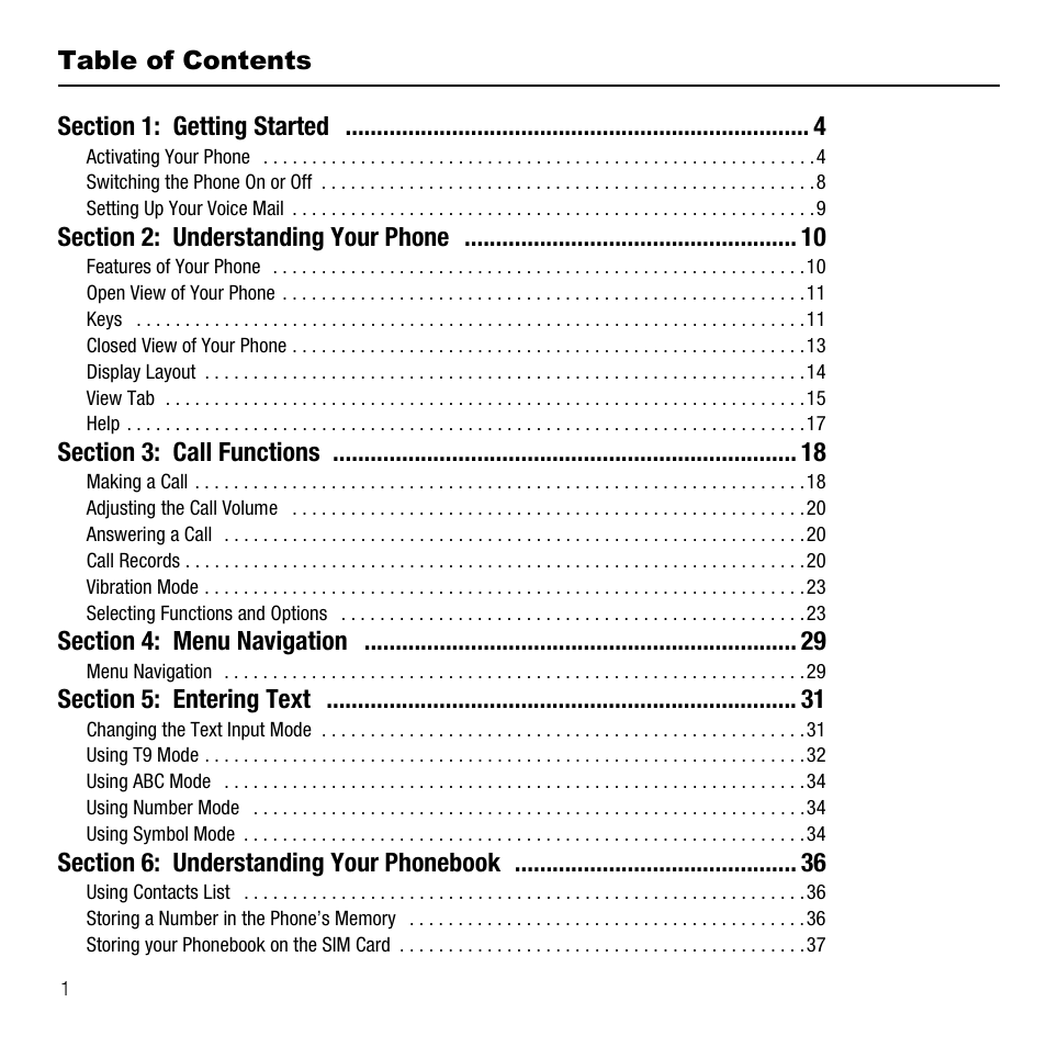 Samsung SGH-T109OGATMB User Manual | Page 4 / 128