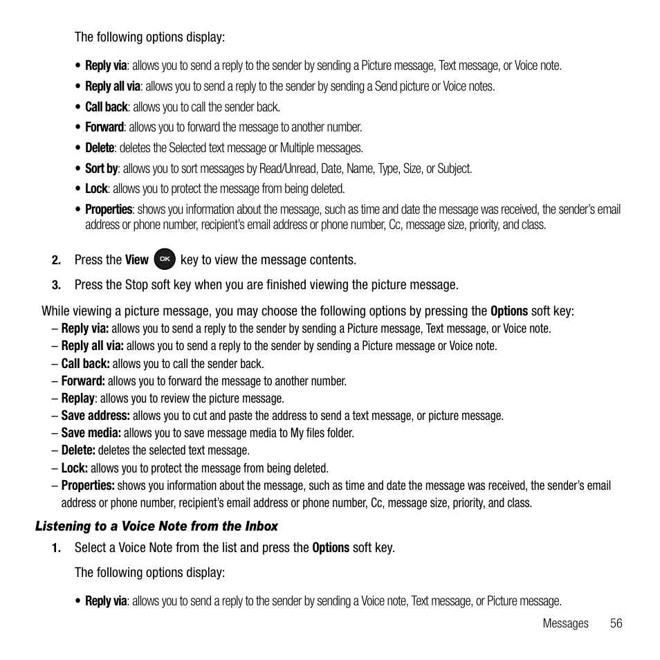 Samsung SGH-T109OGATMB User Manual | Page 59 / 128