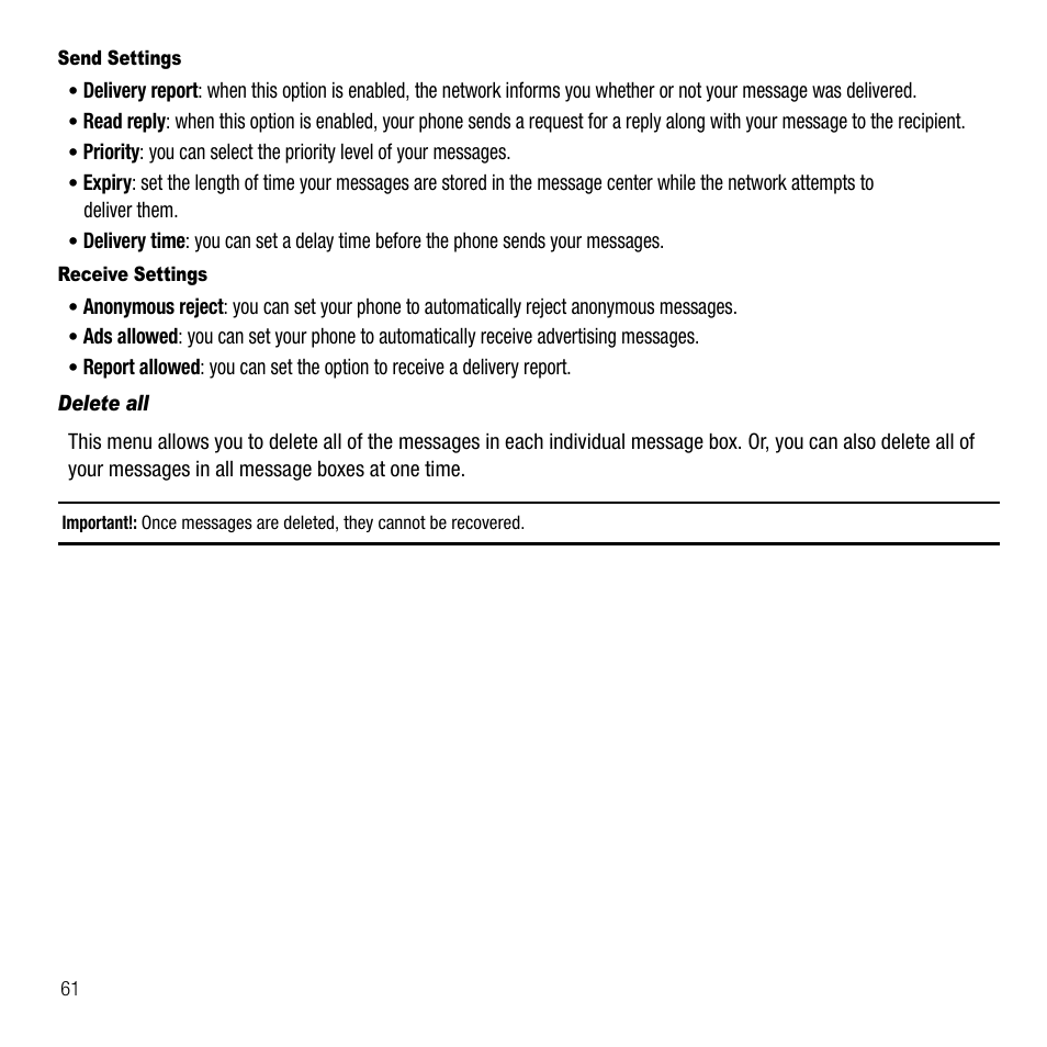 Samsung SGH-T109OGATMB User Manual | Page 64 / 128