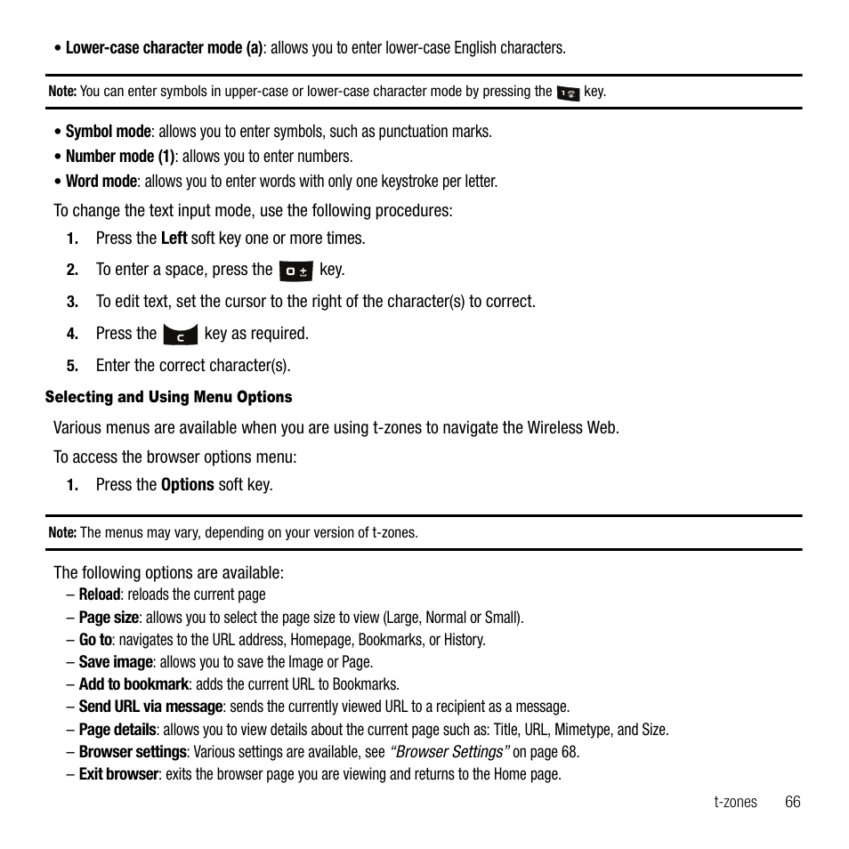 Samsung SGH-T109OGATMB User Manual | Page 69 / 128