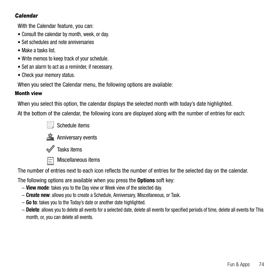 Samsung SGH-T109OGATMB User Manual | Page 77 / 128