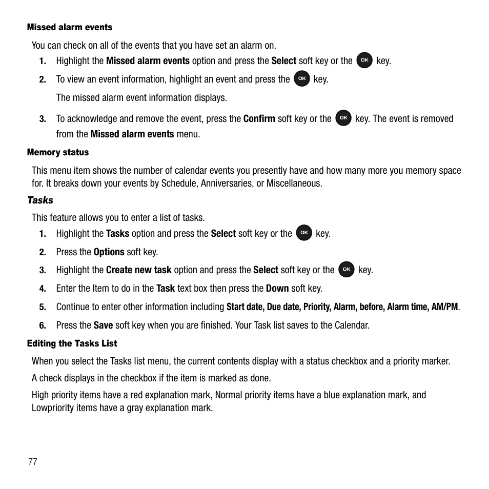 Samsung SGH-T109OGATMB User Manual | Page 80 / 128