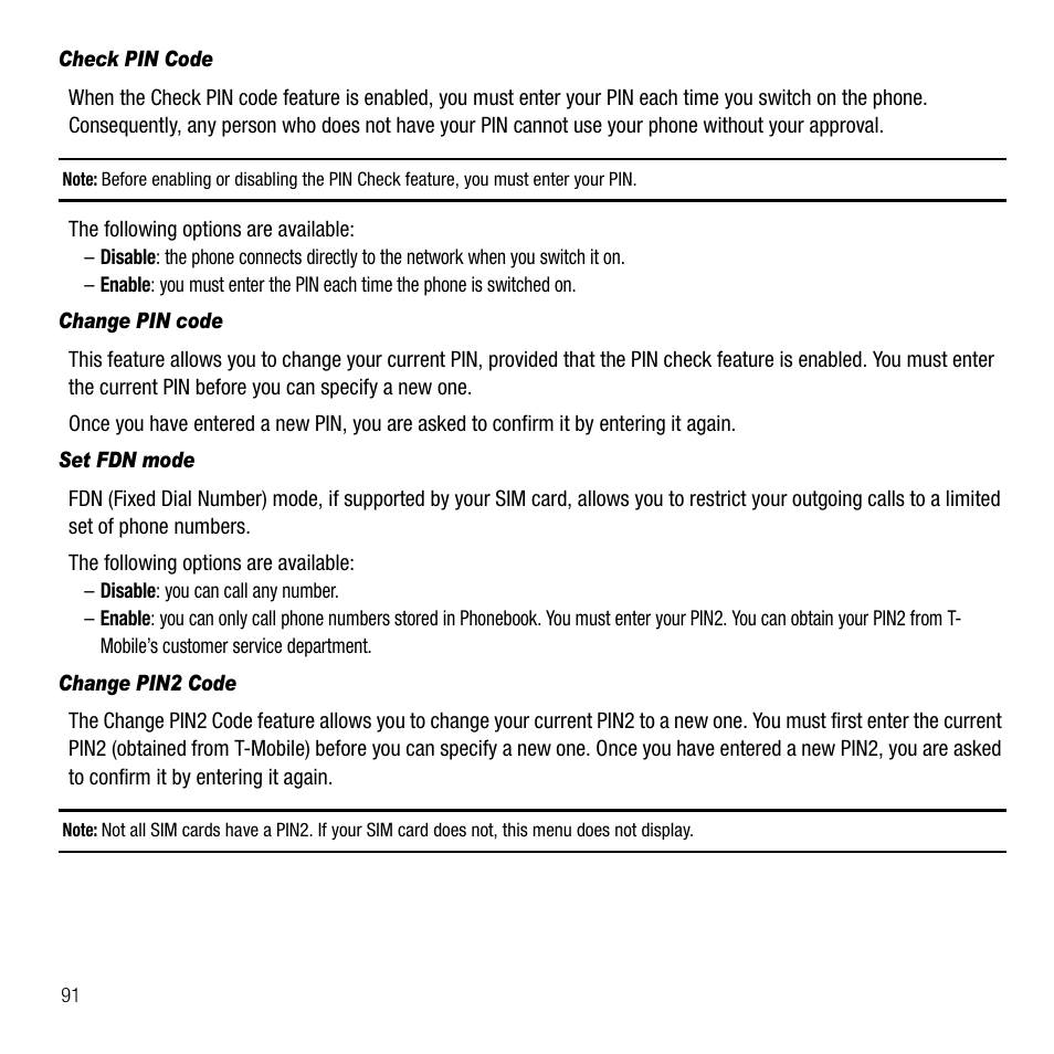 Samsung SGH-T109OGATMB User Manual | Page 94 / 128
