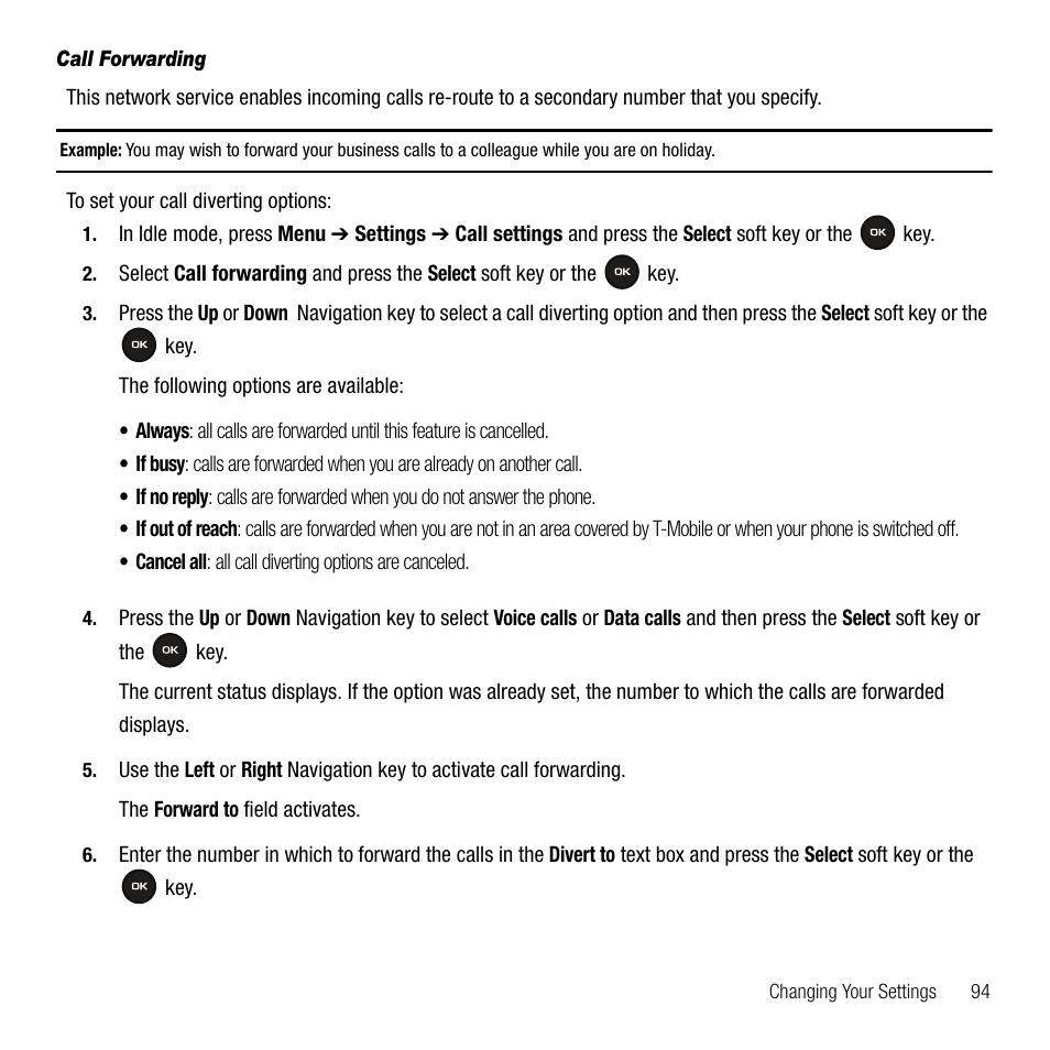 Samsung SGH-T109OGATMB User Manual | Page 97 / 128