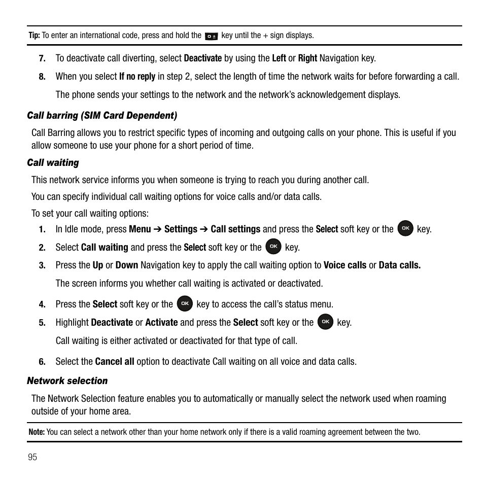 Samsung SGH-T109OGATMB User Manual | Page 98 / 128