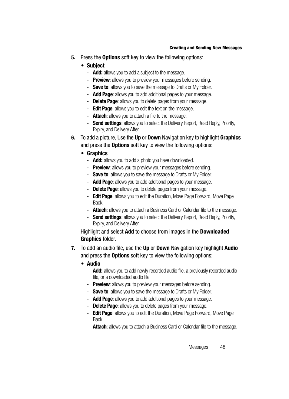 Samsung SGH-A226HBAGEN User Manual | Page 51 / 118