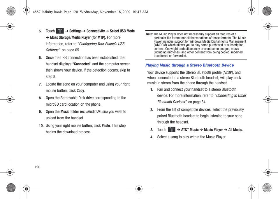 Samsung SGH-A887ZKAATT User Manual | Page 124 / 190